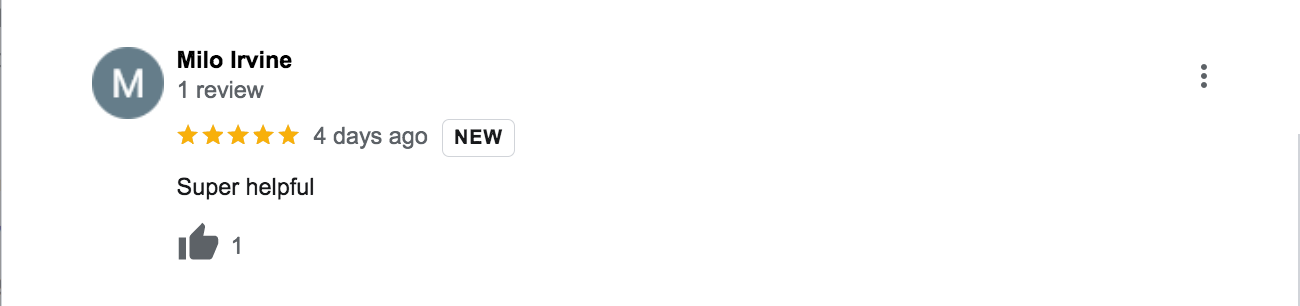 Super helpful
